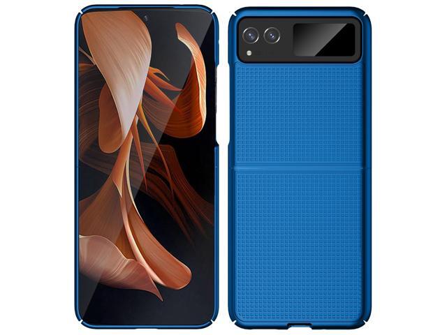 Cobalt Blue Textured Hard Case Phone Cover for Motorola RAZR 2023 (aka RAZR 40)