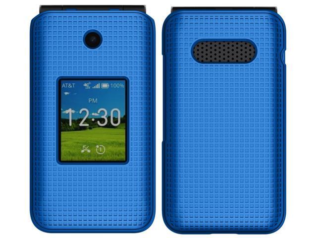 Hard Case and Belt Clip for Cingular Flex 2 Flip Phone (Debut Flex) - Blue