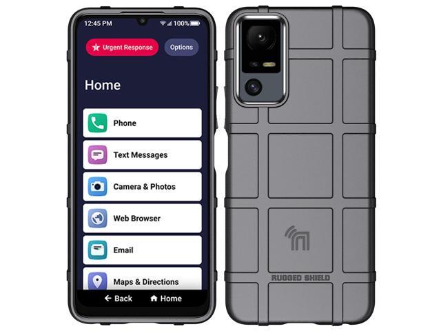 Special Ops Rugged Shield Case for Jitterbug Smart 4 / TCL 40XL Phone - Black