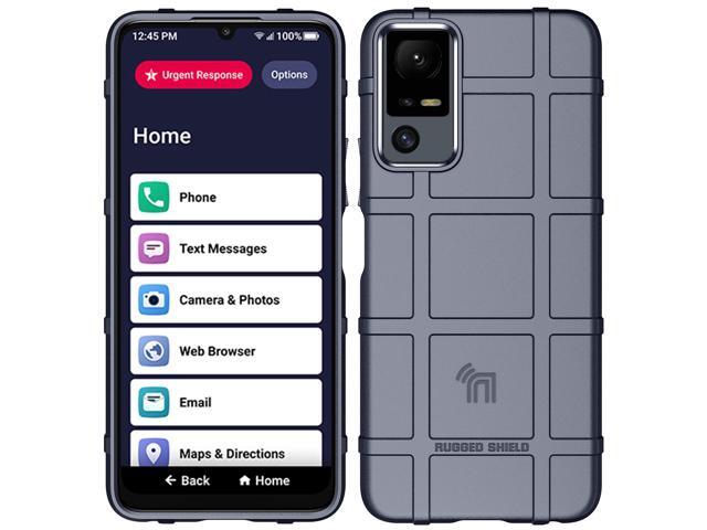 Special Ops Rugged Shield Case for Jitterbug Smart 4 Phone, TCL 40XL - Navy Blue