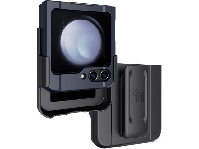 Tough Phone Case Cover and Belt Clip Holder for Samsung Galaxy Z Flip5 5G - Navy