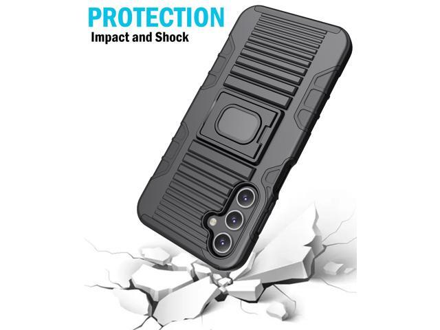 Rugged Case with Stand Belt Clip Holster Combo Samsung Galaxy A15 5G - Black