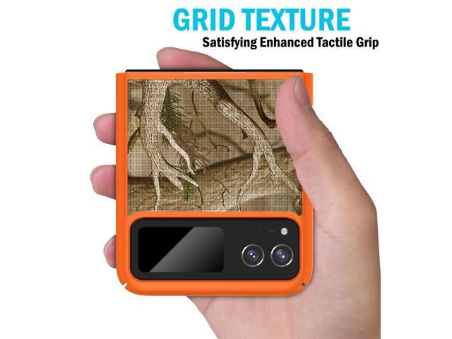 Orange Camouflage Hard Case Camo Cover for Motorola RAZR 2023 (aka RAZR 40)