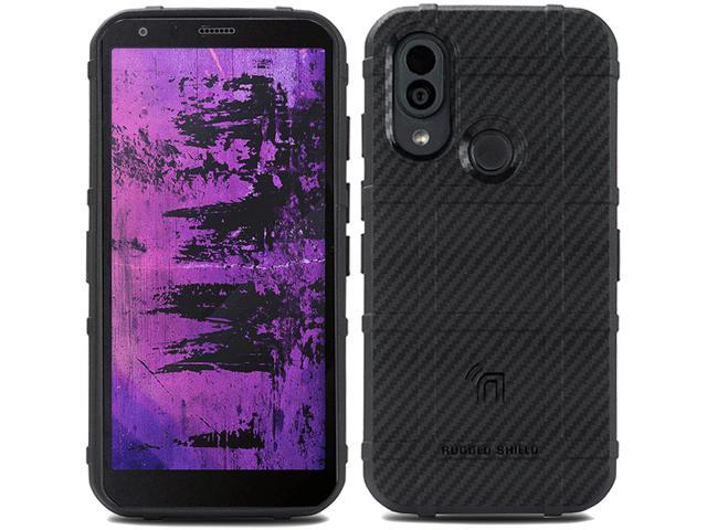 Carbon Fiber Black Special Ops Tactical Rugged Shield Case for CAT S62 PRO Phone