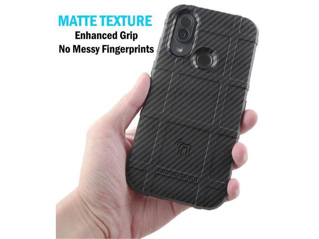 Carbon Fiber Black Special Ops Tactical Rugged Shield Case for CAT S62 PRO Phone