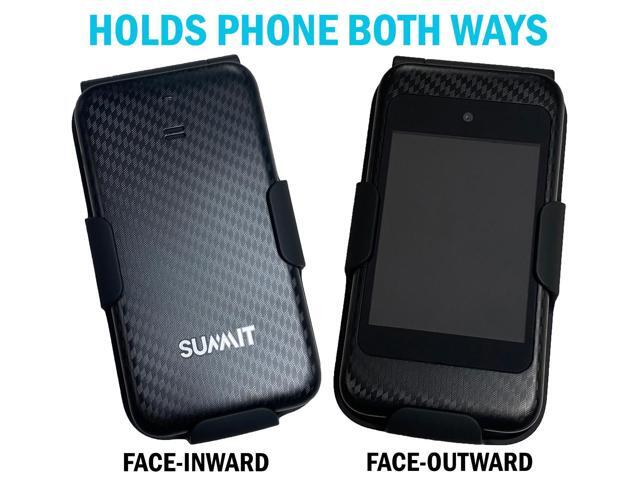 Belt Clip Holster Holder for Iris Easy Flip Phone / Summit Flip Phone - Black