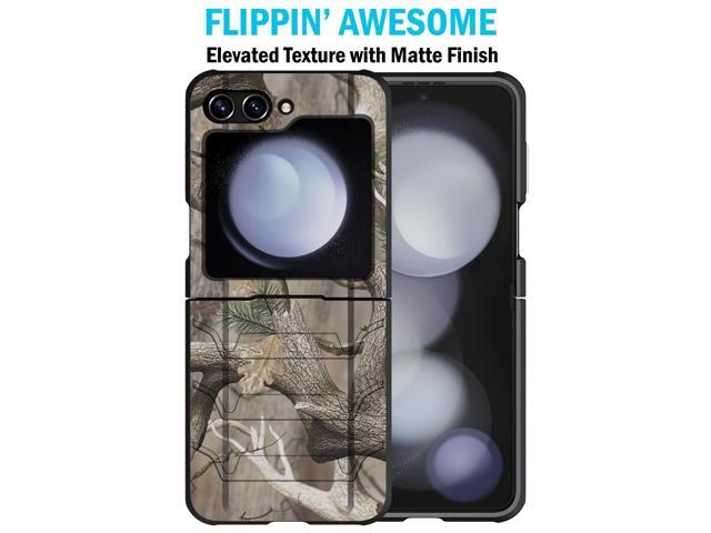 Case for Samsung Galaxy Z Flip 5, Special Ops Tactical Cover - Outdoor Camo Tree