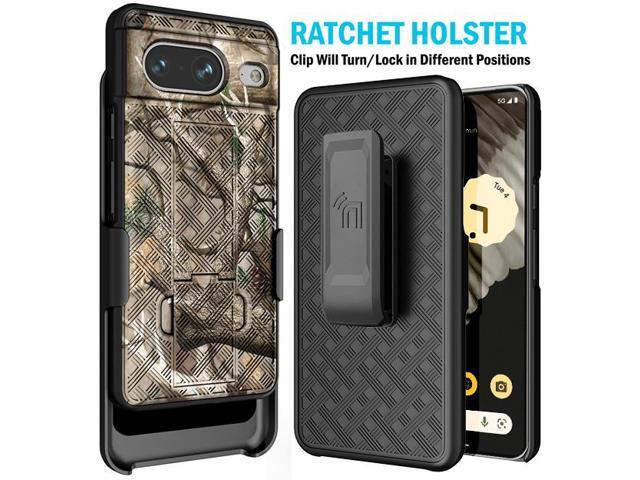 Slim Case and Belt Clip Holster Combo for Google Pixel 8 (2023) - Bush Camo