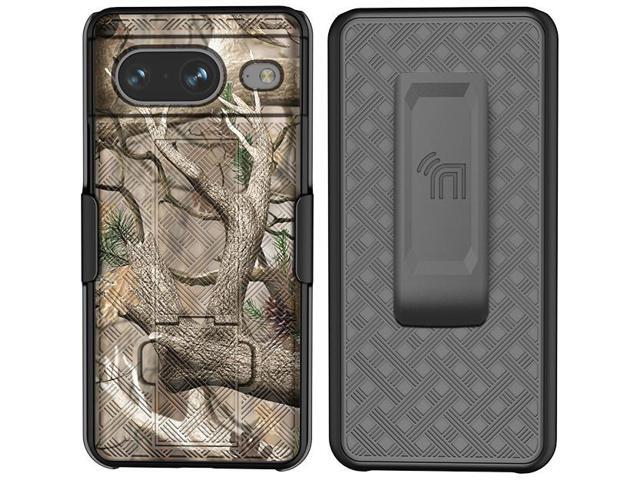 Slim Case and Belt Clip Holster Combo for Google Pixel 8 (2023) - Bush Camo