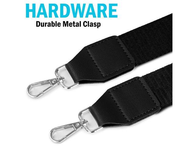 Universal Crossbody Phone Strap for Case with Zipper Pouch - Black
