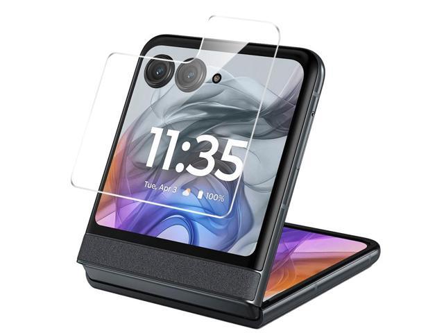 2X Tempered Glass Screen Protector 9H Crack Saver for Motorola RAZR 2024/2025