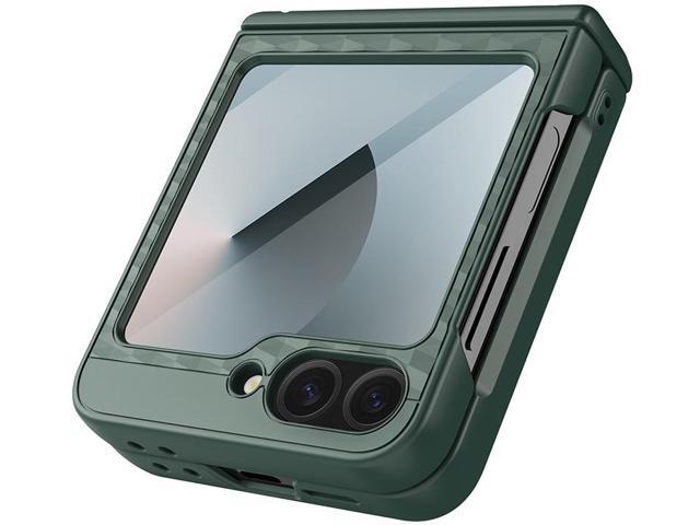 Case for Galaxy Z Flip 7 FE & Z Flip 6 - Hinge/Screen Protection - Pine Green