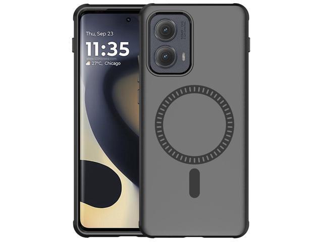 Case for Motorola Edge 2024 Phone - Matte Black (Compatible with MagSafe)