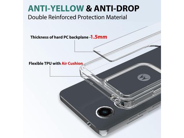 AquaFlex Anti-Shock Clear Case Slim Cover for Motorola Moto G Stylus 5G (2024)