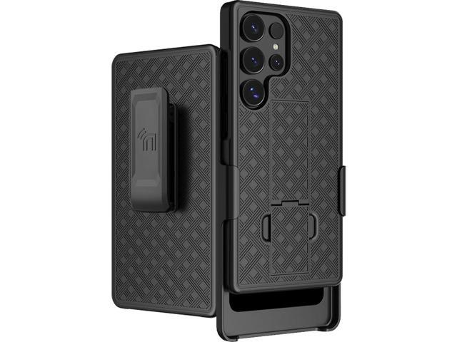 Slim Case and Belt Clip Holster Combo for Samsung Galaxy S25 Ultra 5G - Black