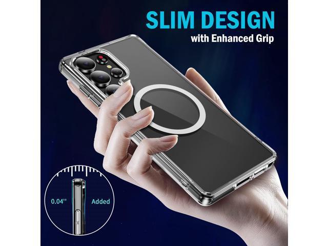 Clear Acrylic TPU Case for Samsung Galaxy S25 Ultra 5G - Compatible with MagSafe