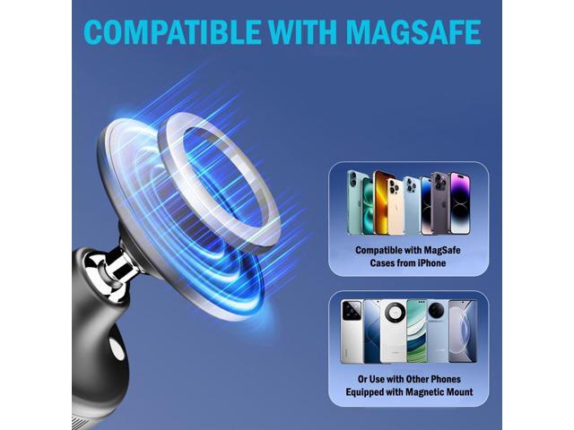 Universal Magnetic Mount for Cell Phone - Twist/Lock to Wall, Desk, Window, etc