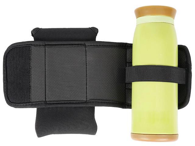 Universal Phone Case Pouch for Water Bottle, Tumbler (Strap, Magnetic) - Black