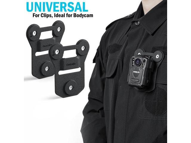 Magnetic Mount for Vest Shirt Uniform for Body Camera, Phone Clip, Walkie Talkie