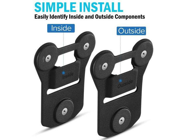 Magnetic Mount for Vest Shirt Uniform for Body Camera, Phone Clip, Walkie Talkie