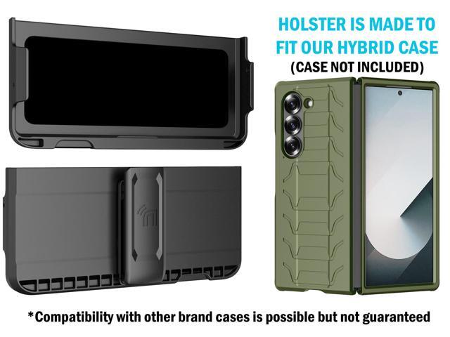 Belt Clip Holster with S Pen Slot for Galaxy Z Fold 6 (MADE TO FIT OUR CASE)