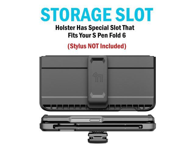 Belt Clip Holster with S Pen Slot for Galaxy Z Fold 6 (MADE TO FIT OUR CASE)