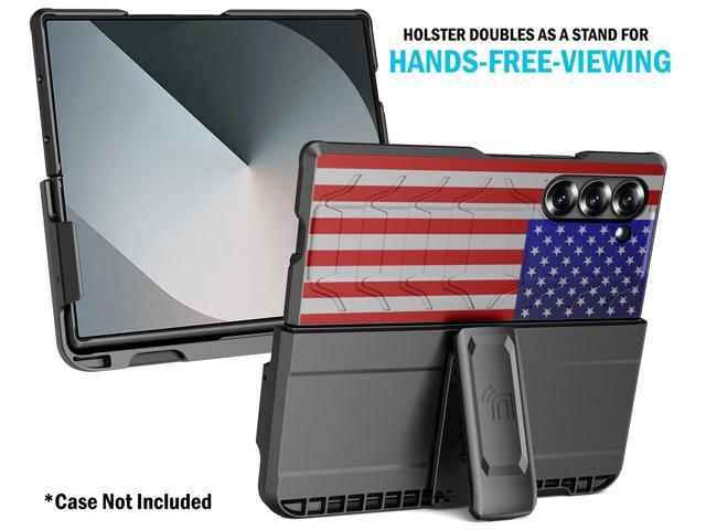 Belt Clip Holster with S Pen Slot for Galaxy Z Fold 6 (MADE TO FIT OUR CASE)