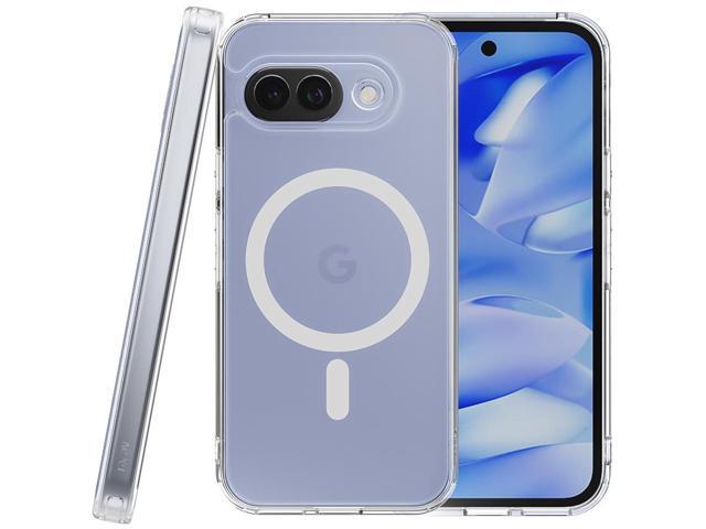 Clear Acrylic TPU Case for Google Pixel 9A Phone - Compatible with MagSafe