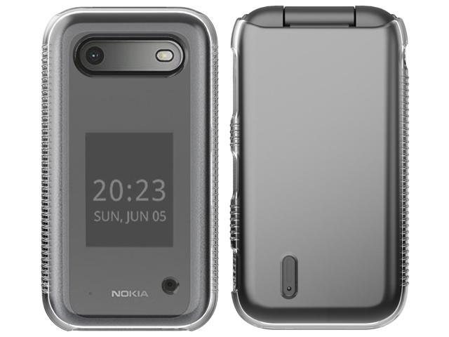 Transparent Clear Case Hard Shell Screen Cover for Nokia 2760 2780 Flip Phone
