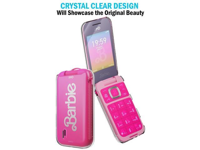 Clear Case Hard Shell Screen Cover for HMD Barbie Phone (USA VERSION) TA-1420