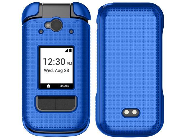 Hard Case and Belt Clip Holster for Sonim XP3 Plus 5G XP3plus X320 - Cobalt Blue