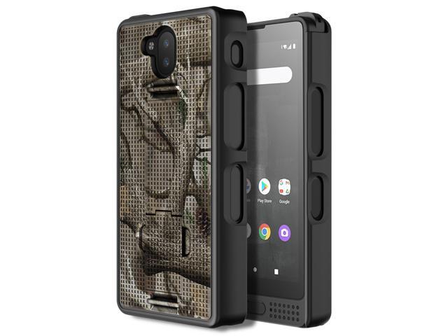 Real Woods Outdoor Camo Tree Hard Case Stand for Sonim XP10 5G Phone (XP9900)