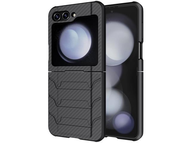 Case for Samsung Galaxy Z Flip 5, Special Ops Tactical Cover - Carbon Fiber