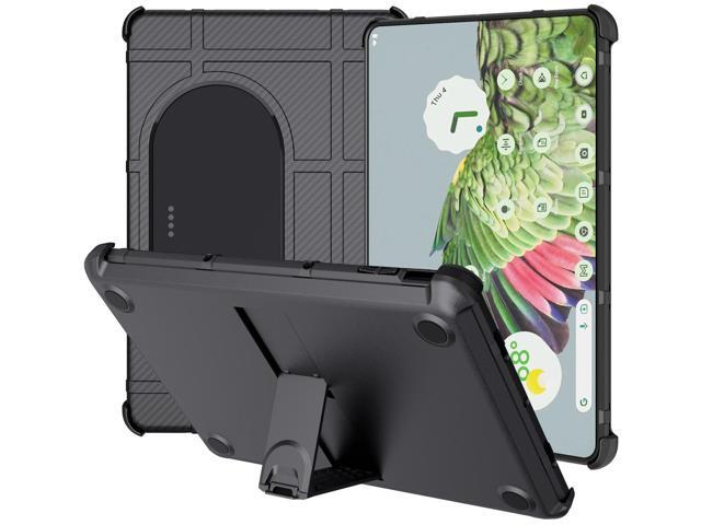 Rugged Case and Travel Cover Stand for Google Pixel Tablet (2023) - Carbon Fiber