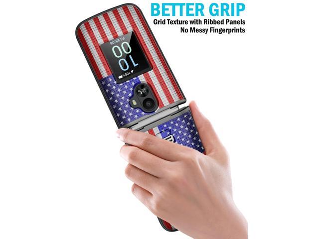 Hard Case Cover for TCL Flip 3 Phone - USA American Flag Design