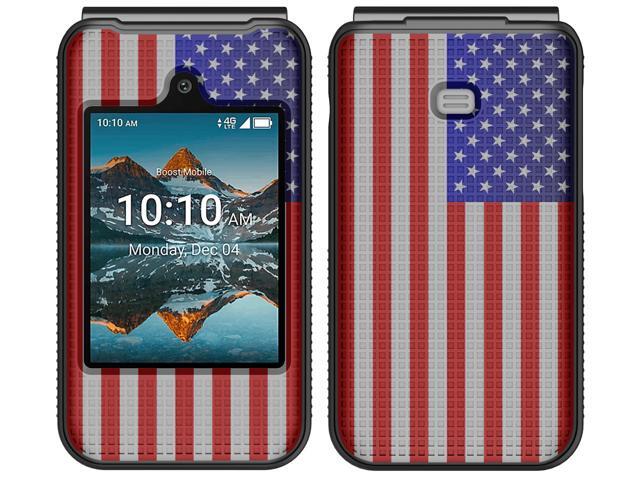 Hard Case Cover for Iris Easy Flip Phone / Summit Flip - USA Flag