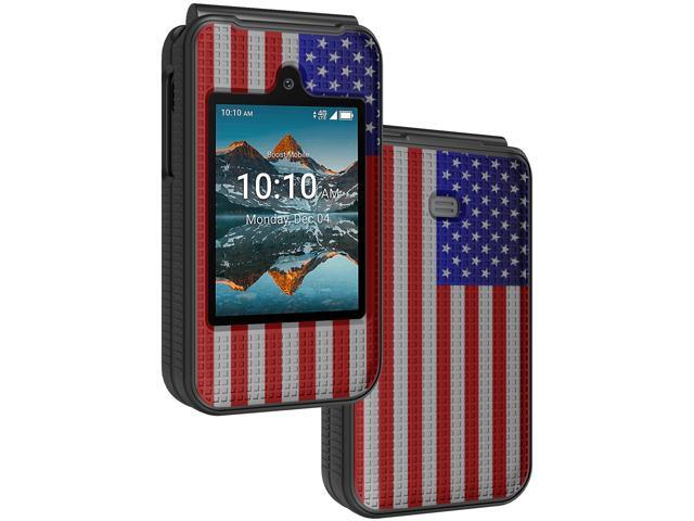 Hard Case Cover for Iris Easy Flip Phone / Summit Flip - USA Flag