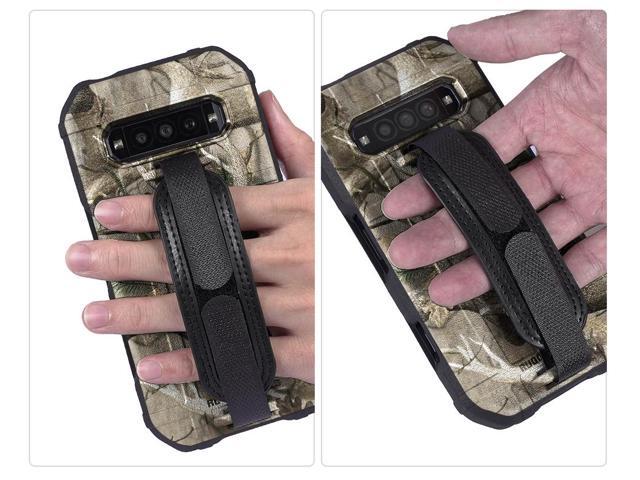 Rugged Case + Hand Strap + Belt Clip for Kyocera DuraForce Pro 3 - Camo Tree