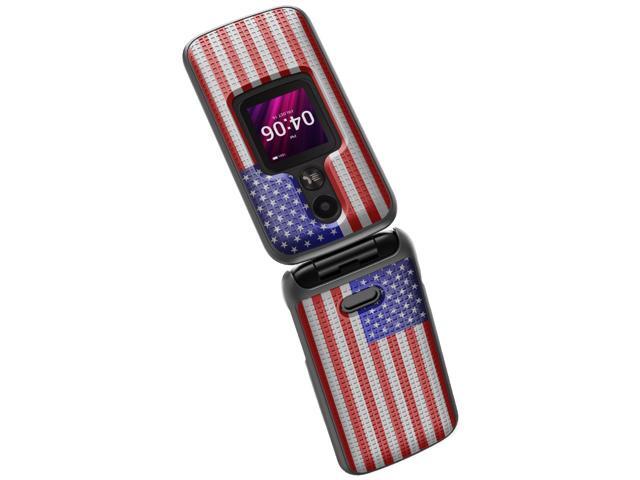 Slim Case Hard Shell Cover for Alcatel MyFlip 2 A406DL (2020) - USA Flag Design