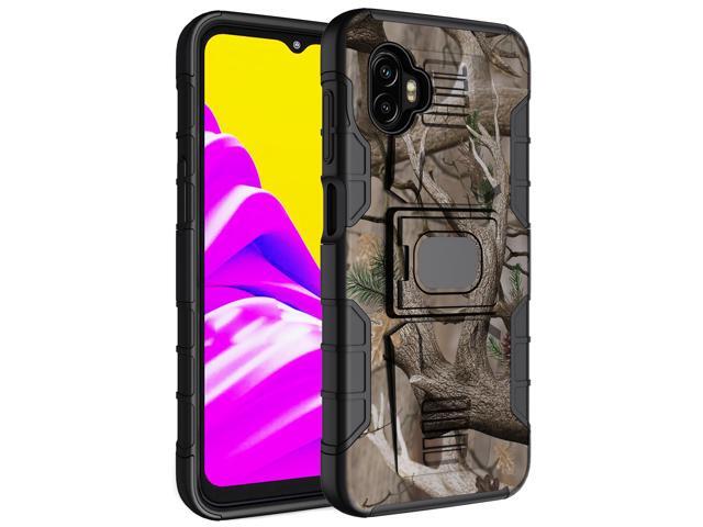 Camo Tree Woods Case with Stand Ring Grip for Samsung Galaxy XCover 6 Pro (2022)