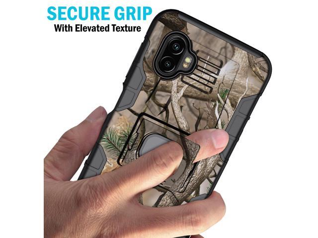 Camo Tree Woods Case with Stand Ring Grip for Samsung Galaxy XCover 6 Pro (2022)