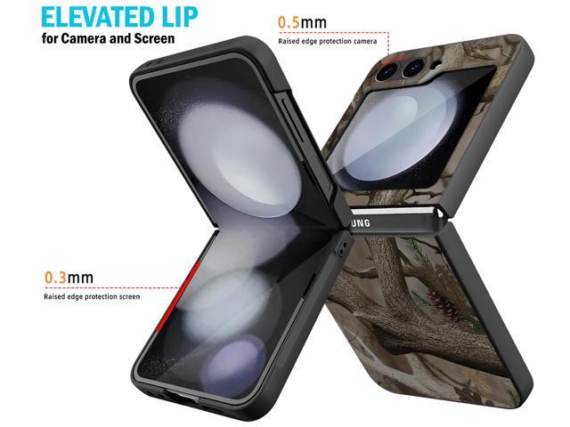 Slim Hard Case for Samsung Galaxy Z Flip 7 FE & Z Flip 6 - Bush Camo Design