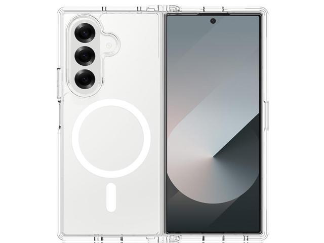Clear Case for Samsung Galaxy Z Fold 7 Phone - Compatible with MagSafe
