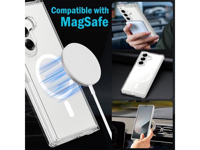 Clear Case for Samsung Galaxy Z Fold 7 Phone - Compatible with MagSafe