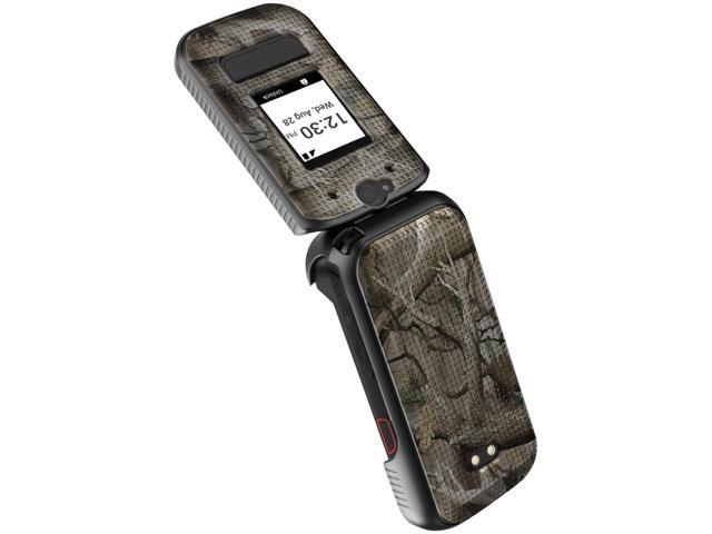 Grid Texture Hard Shell Case for Sonim XP3 Plus 5G (X320 2025) - Bush Camouflage