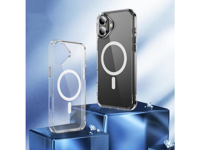 Clear Acrylic TPU Case for iPhone 17 - Compatible with MagSafe