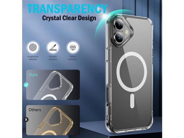 Clear Acrylic TPU Case for iPhone 17 - Compatible with MagSafe