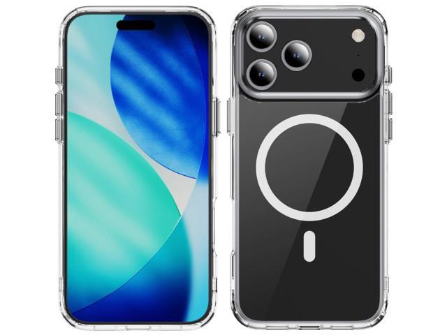 Clear Acrylic TPU Case for iPhone 17 Pro Max - Compatible with MagSafe