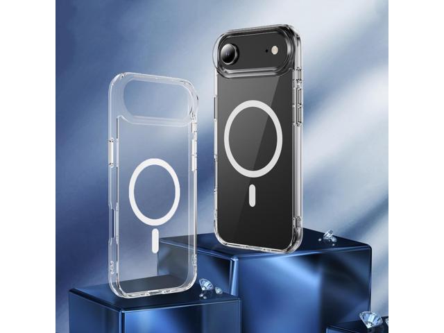 Clear Acrylic TPU Case for iPhone 17 Air - Compatible with MagSafe