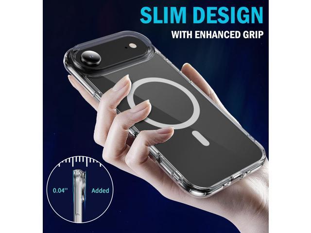 Clear Acrylic TPU Case for iPhone 17 Air - Compatible with MagSafe